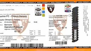C2172- Vecchio BIGLIETTO PARTITA CALCIO - 2013 TORINO VS CHIEVO VERONA