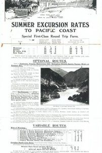 73979 -  CANADA - Tourist  PROPAGANDA Depliant : Canadian Pacific RAILWAYS 1910