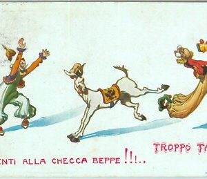 92059 - CARTOLINA d'Epoca - Militare I Guerra SATIRICA -    Carina!