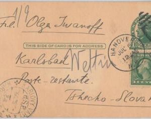 52452 - UNITED STATES - POSTAL STATIONERY CARD to Czechoslovakia 1925