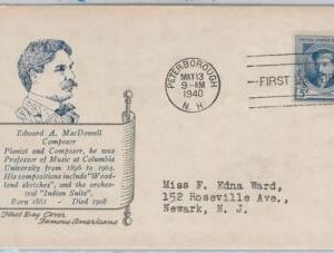 52515 - UNITED STATES - CACHET FDC COVER: Scott # 882 MacDOWELL Music
