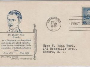 52510 - UNITED STATES - CACHET FDC COVER: Scott # 877 W. REED Science