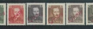 78652 - POLAND - STAMPS Set: MICHEL  # 650/8 not complete - MINT never HINGED