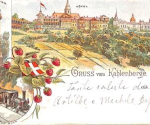ab9799 - AUSTRIA - Ansichtskarten  VINTAGE  POSTCARD - Gruss vom Kahlenberg 1899