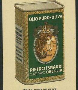 Lib1110 - CARTOLINA d'Epoca - PUBBLICITARIA Illustrata -  OLIO ISARDI Oneglia