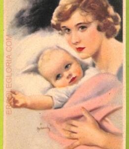 af1529 - VINTAGE POSTCARD - Glamour Ladies Donnine - ARTIST SIGNED