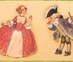 af1552 - VINTAGE POSTCARD - Glamour Ladies Donnine - ARTIST SIGNED -  Colombo