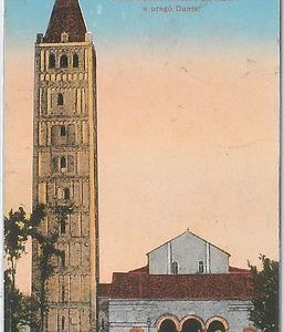 49514   CARTOLINA d'Epoca -  FERRARA provincia -  BADIA di POMPOSA  1914