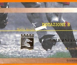 C2225- Vecchio BIGLIETTO PARTITA CALCIO -  SALERNITANA