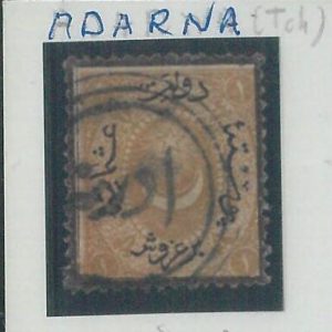 78696  - TURKEY Ottoman Empire  - STAMP: used stamp with ADARNA postmark