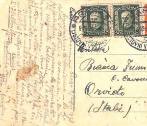 ac5850 - Czechoslovakia - POSTAL HISTORY - POSTCARD to Italy - Praha - 1928