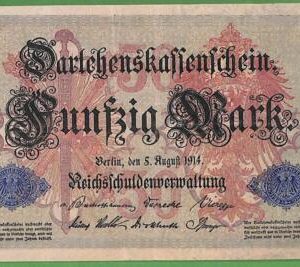 ah1505 - Germany - Collectable PAPERMONEY - PIC#49b- 50 Deutsche Marks - AU