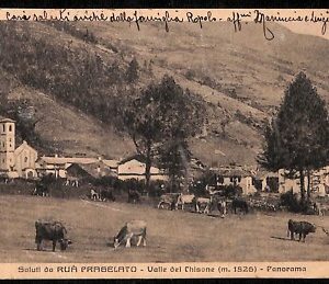 ab3833  - CARTOLINA D'EPOCA - Torino  Provincia -  Ruà Pregelato 1933