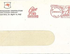 14983 - USA - POSTAL HISTORY - Red postmark on cover 1949 - MEDICINE,RED CROSS
