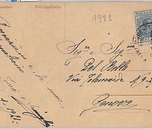 53559 - REGNO - Storia Postale: MARCA DA BOLLO usato come regolare su CARTOLINA