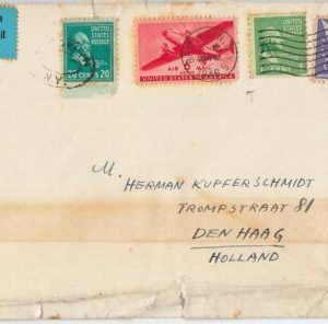 62275 - UNITED STATES USA - POSTAL HISTORY -  COVER to HOLLAND 1946