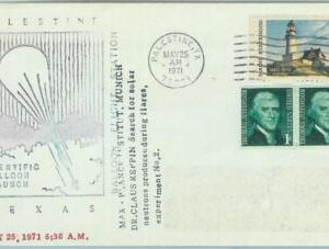 67245 -  USA - Postal History -  SPECIAL COVER  1971: Scientific Baloon Flight