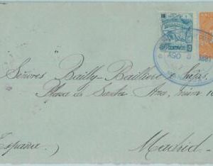 68769 - NICARAGUA - Postal History -  POSTAL STATIONERY COVER  to SPAIN - 1897
