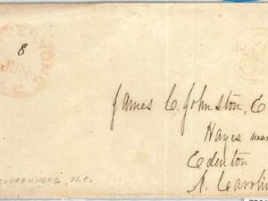 72330 - UNITED STATES USA - PREPHILATELIC Cover:  Scuppernong , N.C.  1800s
