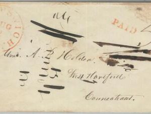 72336  - UNITED STATES USA - PREPHILATELIC Cover: New Ipswich, NH 1800's - PAID