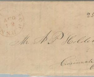 72335  - UNITED STATES USA - PREPHILATELIC Cover: New Ipswich, NH 1844