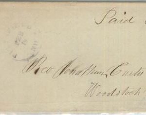 72339  - UNITED STATES USA - PREPHILATELIC Cover: PITTSFIELD, NH 1844 - 5 PAID