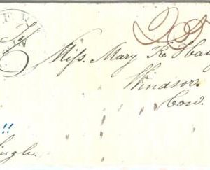 72355 - UNITED STATES USA - PREPHILATELIC Cover:  CHERAW, S C 1838 -  25 Cents