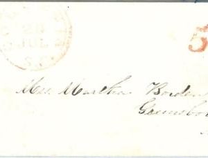 72356 - UNITED STATES USA - PREPHILATELIC Cover: COLUMBIA, S.C. 1857 - 5 PAID