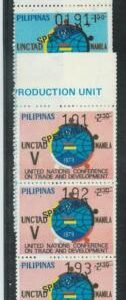 78717 - Philippines - STAMPS:  1979 United Nations  MNH - NUMBERED  SPECIMEN