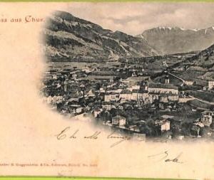 ad5737 - SWITZERLAND Schweitz - Ansichtskarten VINTAGE POSTCARD - Gruss aus Chur
