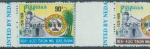 78718 - Philippines - STAMPS:  ARCHITECTURE 2 values MNH - Overprinted SPECIMEN