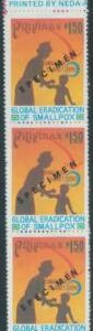 78720 - Philippines - STAMPS: MEDICINE  small pox  MNH - Overprinted SPECIMEN