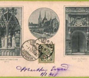 ad6606 - SWITZERLAND Schweitz - Ansichtskarten VINTAGE POSTCARD - Neuchatel-1901