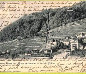ad5765 - SWITZERLAND Schweitz - Ansichtskarten VINTAGE POSTCARD - Glion