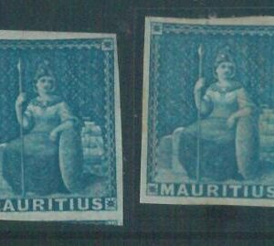 86989c  -   MAURITIUS - STAMP - Stanley Gibbons #  31 set of 2 - MINT Hinged MLH