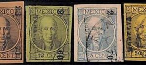 94935i  - MEXICO -  STAMPS  - Yvert # 43 / 46   -  USED