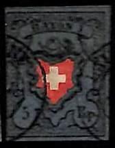 94989cE - SWITZERLAND -  STAMPS  - Zumstein #  15 II -   USED