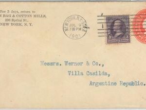 66527 - UNITED STATES - POSTAL HISTORY - STATIONERY COVER  1901  WINDMILLS
