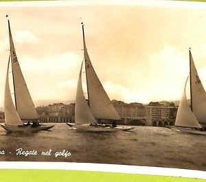 aa9274- CARTOLINA D'EPOCA  GENOVA Città : Regate nel golfo