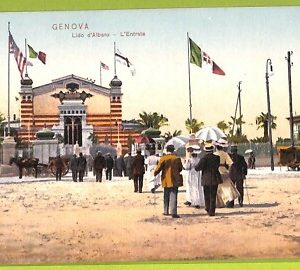 aa9277- CARTOLINA D'EPOCA  GENOVA Città : Lido d"Albaro