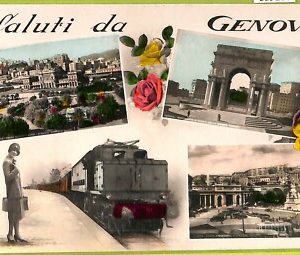 aa9280- CARTOLINA D'EPOCA  GENOVA Città