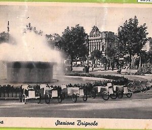 aa9297- CARTOLINA D'EPOCA  GENOVA Città : Stazione Brignole