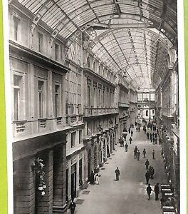 aa9299- CARTOLINA D'EPOCA  GENOVA Città : Galleria Mazzini- 1900