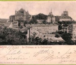 ad6580 - SWITZERLAND Schweitz - Ansichtskarten VINTAGE POSTCARD - Lausanne -1902