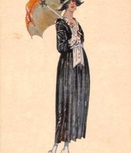 ab6697 - VINTAGE POSTCARD - Glamour Ladies Donnine  ARTIST SIGNED De Lucis