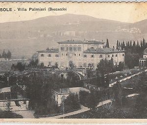49619   CARTOLINA d'Epoca - FIRENZE provincia - FIESOLE: Villa Palmieri 1914