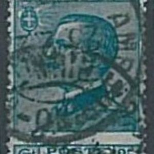 36110  - Varietà  ITALIA REGNO:  Sassone 83n - Dentellatura  spostata - Usato