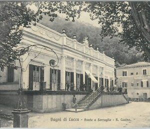 80606 - CARTOLINA d'Epoca - LUCCA  Provincia  -  Bagni di Lucca  b
