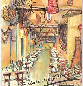 41312   CARTOLINA d'Epoca - PESCARA:  Pubblicitaria ILLUSTRATA