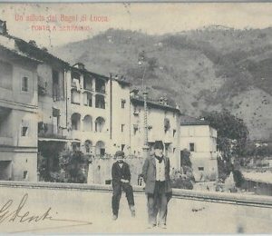 80610 - CARTOLINA d'Epoca - LUCCA  Provincia  -  Bagni di Lucca    1904